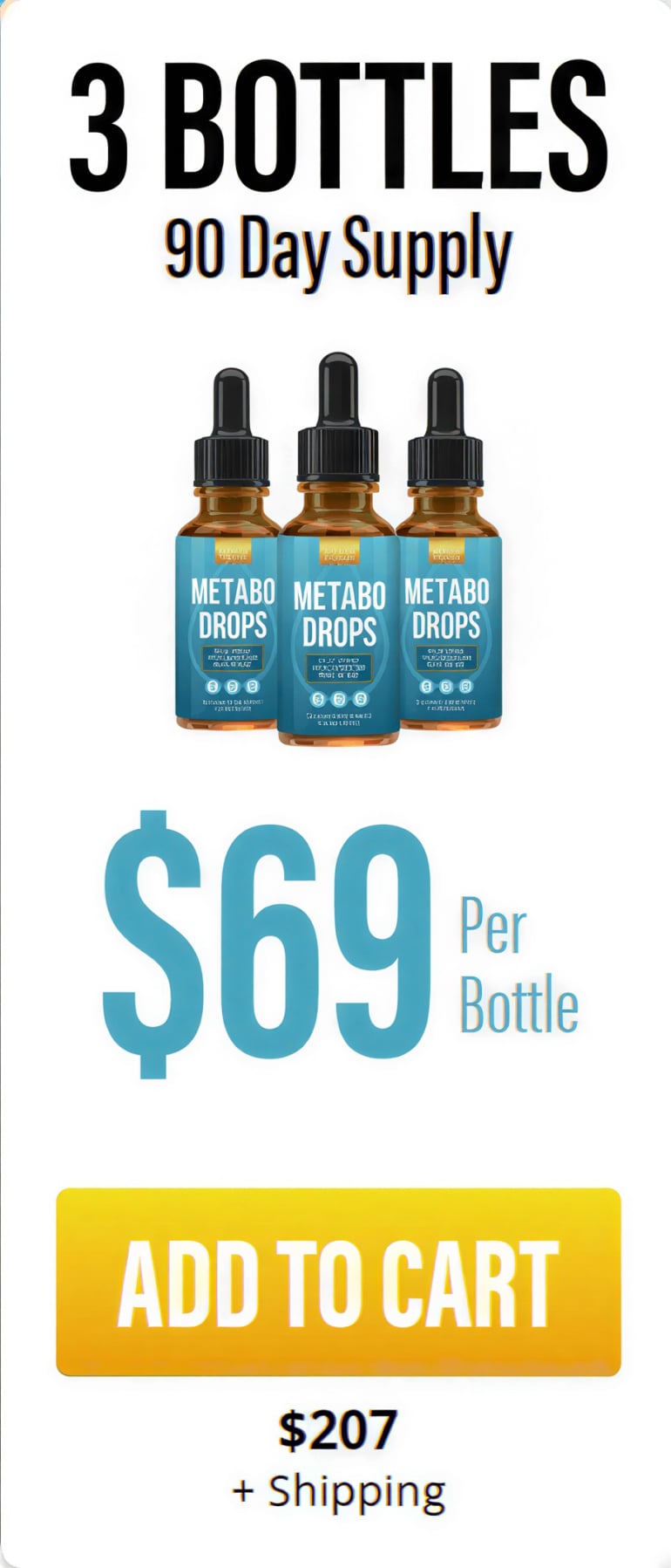 Metabo Drops 3 bottle